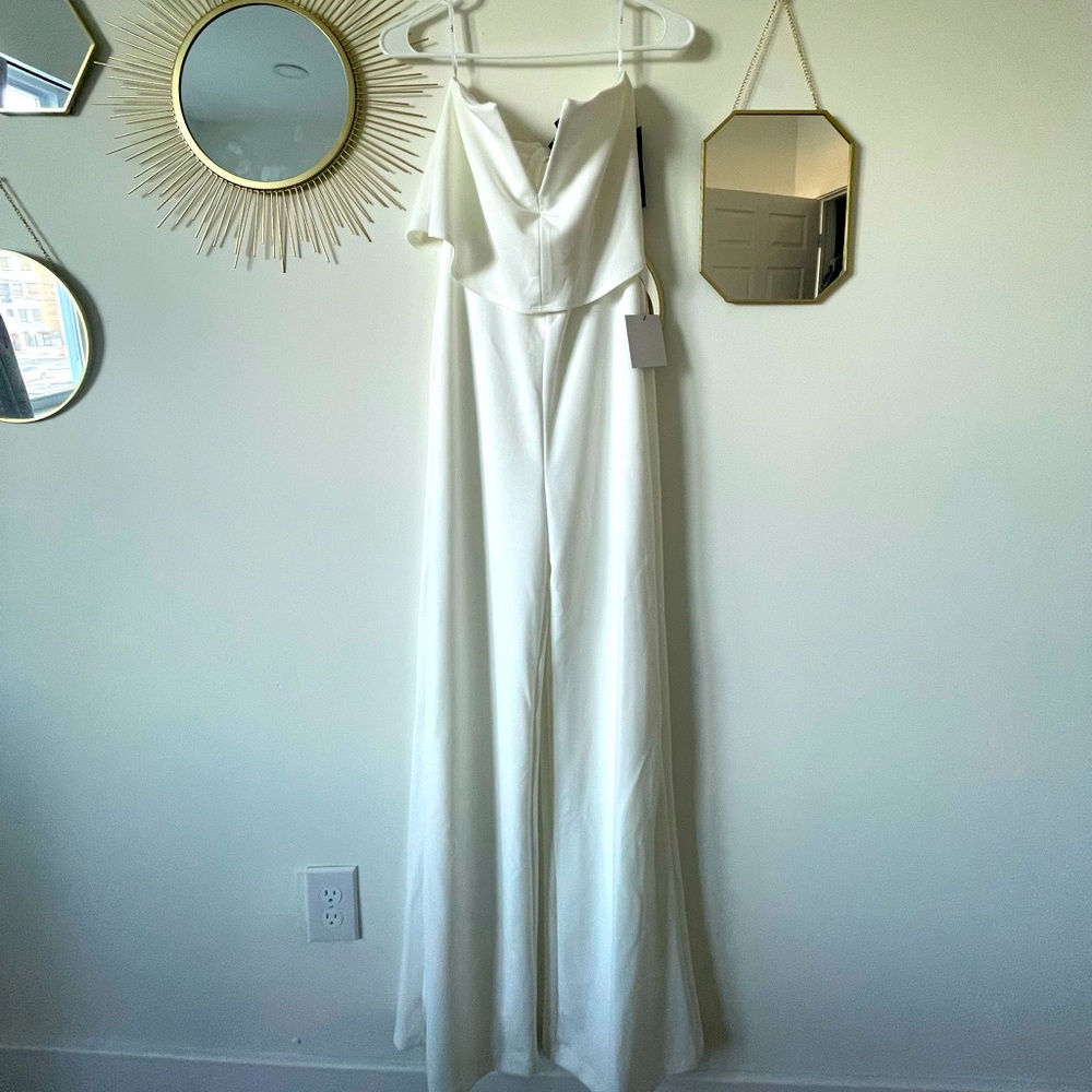 Lulu’s White jumpsuit